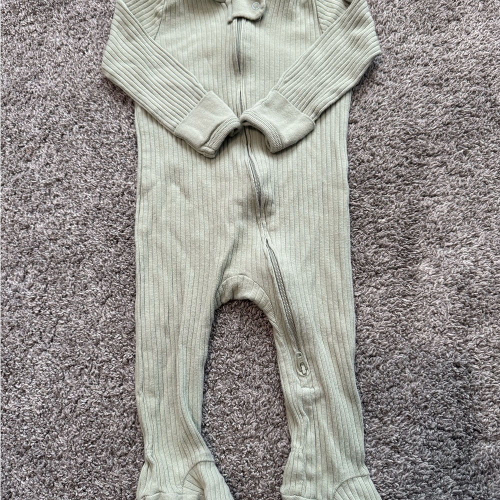 Cloud Island Sage Green Footie